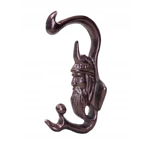 VIKING öntöttvas fali akasztó, oldalnézet - Fali akasztó