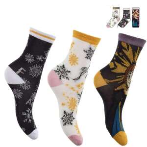 3 páry detských ponožiek Frozen/Disney so vzorom snehových vločiek a Elsy - Bábätká & Batoľatá