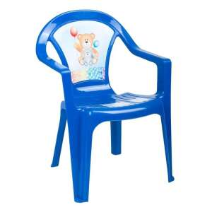 Gyerek kerti bútor- műanyag szék kék 44325591 