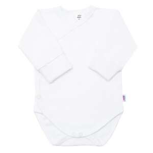 Body pentru bebeluși New Baby alb, cu mâneci lungi și închidere cu capse, mărime 1-3 luni (62 cm) - Bebeluși și copii mici