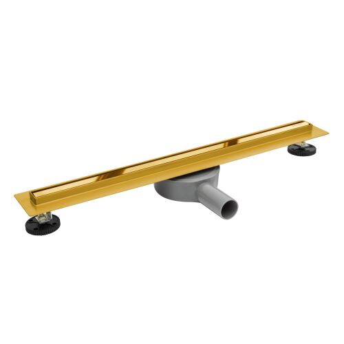 Balneo Slim&Low ProLine 60 cm-es arany lineáris zuhanylefolyó állítható lábakkal - Lefolyó