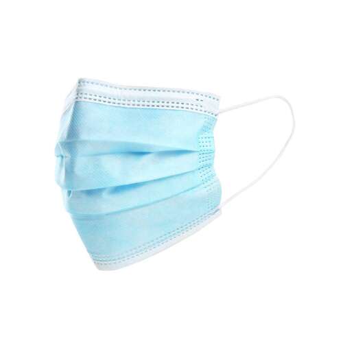 Синя еднократна маска за лице с ушни бримки, пакет от 50