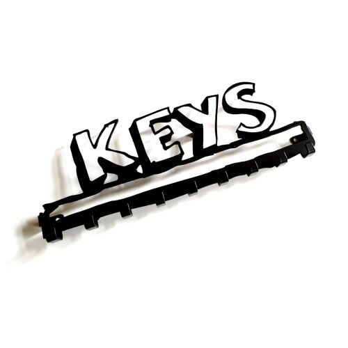Decorizzly Keys kulcstartó, fali kulcstartó 9 akasztóval - Fali akasztó