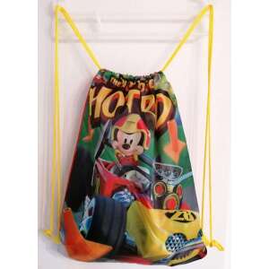 Disney Mickey Mouse Hot Rod Kordelzugbeutel, Sporttasche, Turnbeutel, Kinder Tasche, Schultasche - Turnbeutel