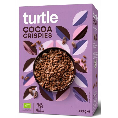 Turtle Cocoa Crispies, 300g doboz csokoládés rizspehely - Gabonapehely