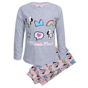 DISNEY pizsama Minnie Egér szivárvánnyal szürke 3-4 év (104 cm) 44326240 "Minnie"  Gyerek pizsamák, hálóingek