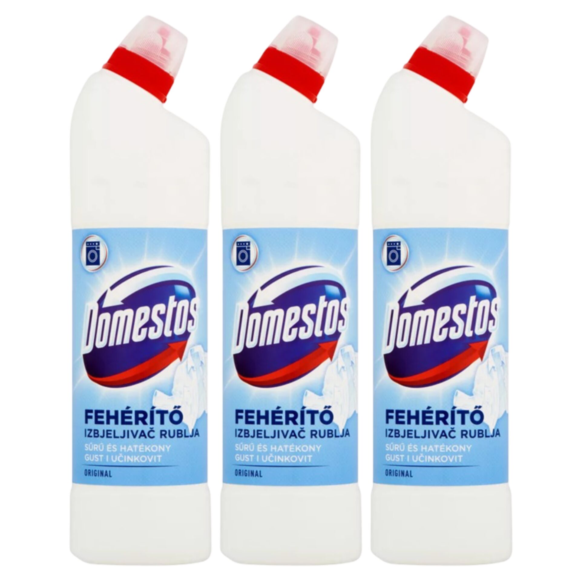 E-shop Domestos Original hustý bieliaci prostriedok 3x750ml