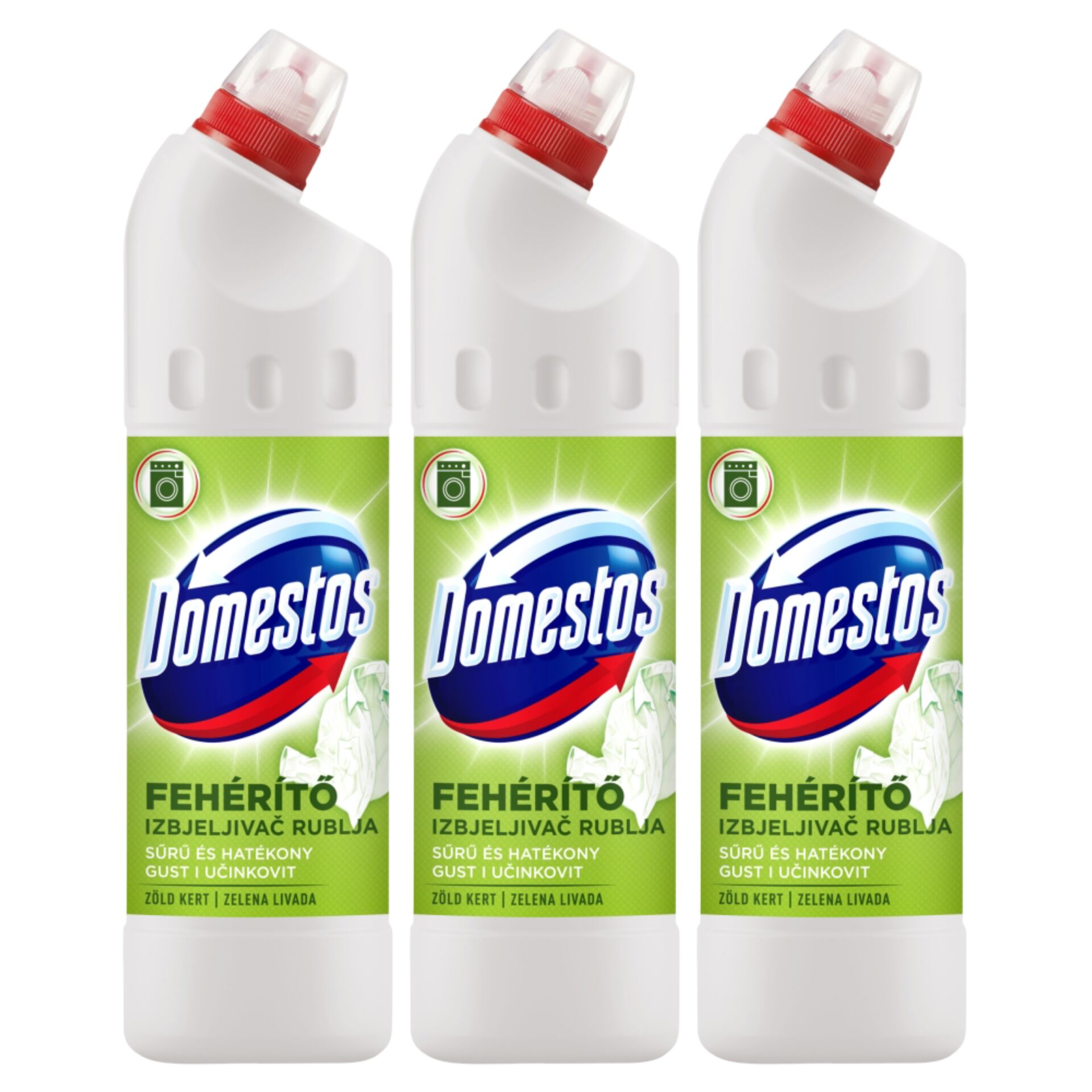 E-shop Domestos hustý bieliaci prostriedok Zelená záhrada 3x750ml