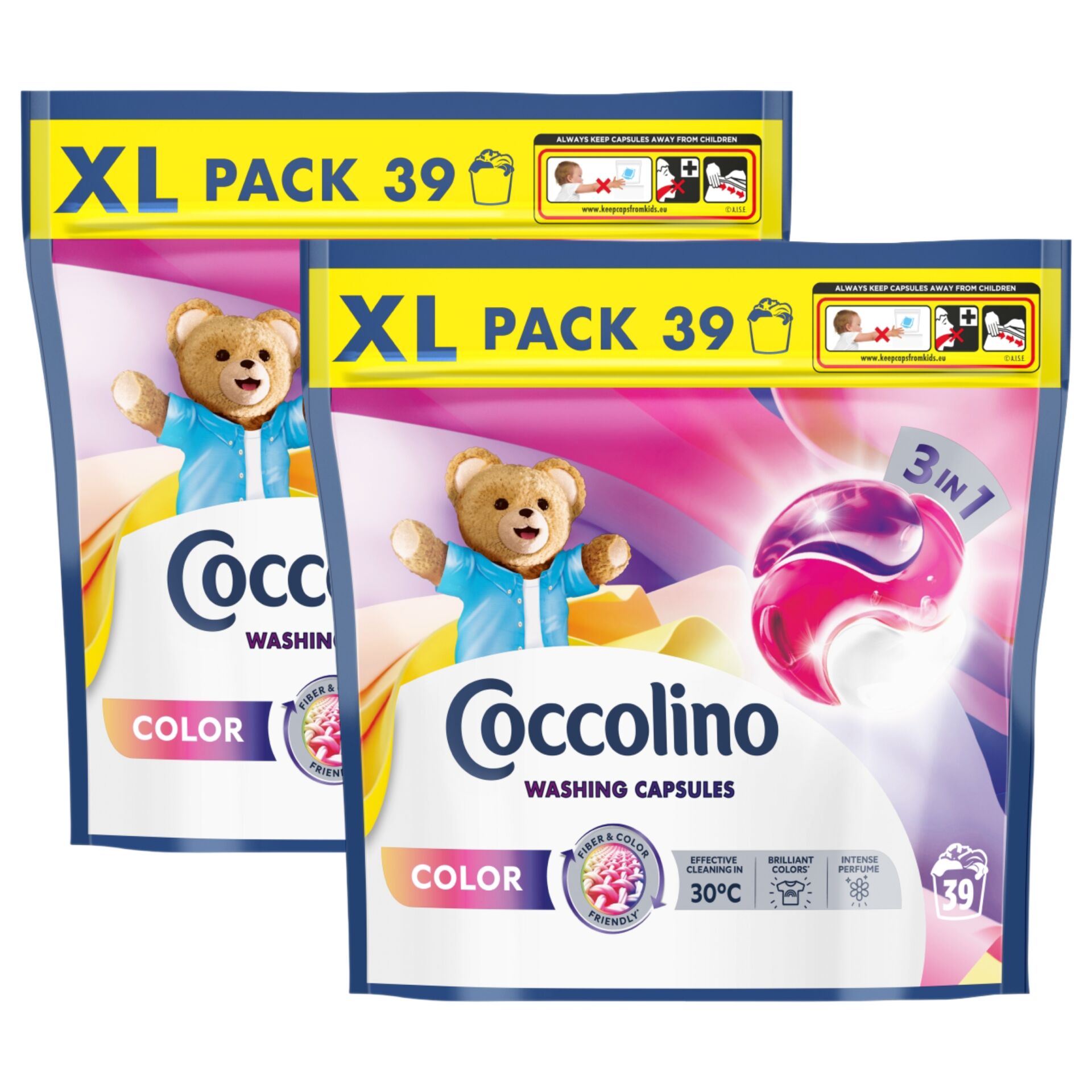 E-shop Coccolino 3v1 Color Pracie kapsuly 78 praní