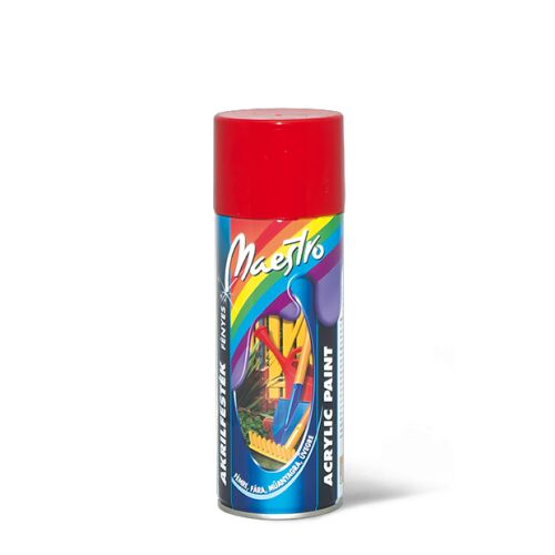 MAESTRO akrilfesték tűzpiros 3020 aeroszol 158273106 - Festék spray