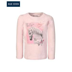 Blue Seven póló lovas púder rózsaszín BIO PAMUT!! 18-24 hó (92 cm) 44326794 Blue Seven Gyerek hosszú ujjú póló