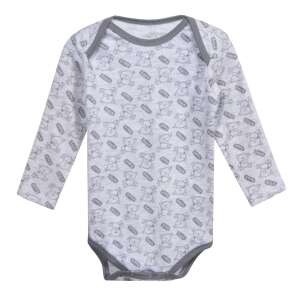 E plus M body Maci w wzory 12-18 miesięcy (86 cm) body dla niemowląt z długimi rękawami i nadrukiem niedźwiedzia - E plus M