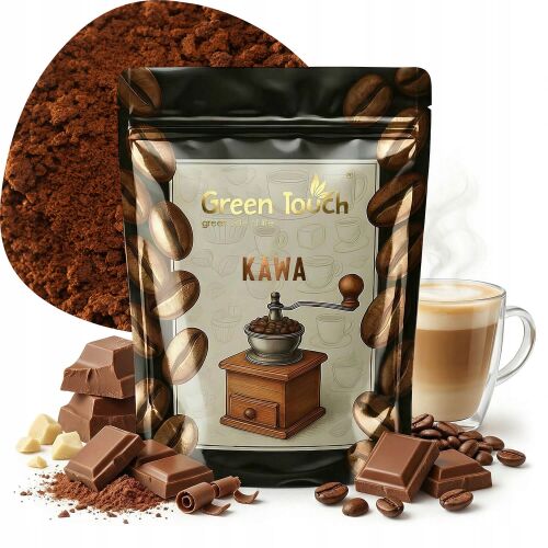 Green Touch Csokoládé Ízű Őrölt Kávé 200g csokoládédarabokkal és kávéscsészével - Őrölt kávé