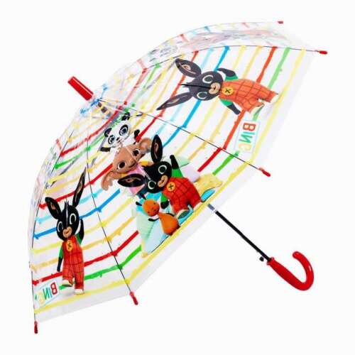 Bing Bing fél automata gyerek átlátszó esernyő 76 cm