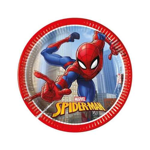 Marvel Taca na przyjęcie Spider-Man Crime Fighter, 8 sztuk 20 cm 44327545