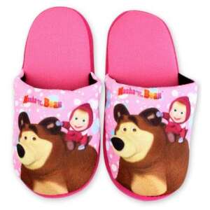 Розови детски пантофи Masha and the Bear, размер 31-32 - Бебе & Малко дете