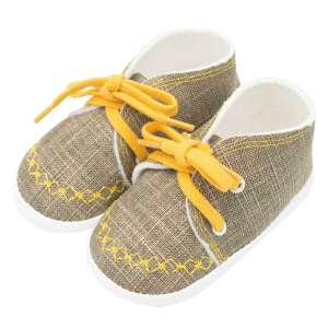 Baba tornacipő New Baby jeans mustard 0-3 h 0-3 m 94932614 Puhatalpú cipő, kocsicipő