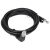 Tekercselt RJ45 - Derékszögű RJ45 Cat5e Patch Kábel, 2m