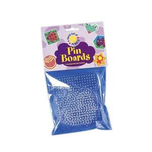 Set de 5 table de pin transparente pentru realizarea de artă cu mărgele, perfect pentru meșteșugurile copiilor - Perle, mărgele