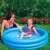 Kids playing in Intex inflatable pool, blue, 114x25 cm