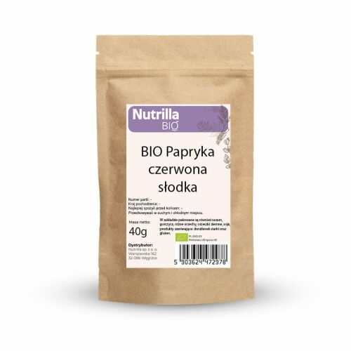 Őrölt piros kaliforniai paprika BIO 40g