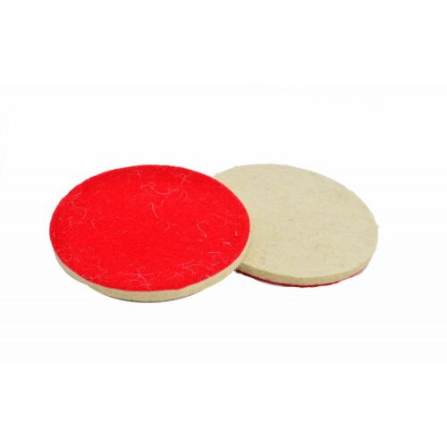 AWTOOLS 125mm filc polírozó korong sarokcsiszolóhoz, 2 db-os készlet - Polírozó korong