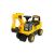 CAT RIDE EXCAVATOR játék kotrógép fekete kanállal