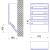 M37U modulos postaláda méretdiagramja, többfiókos postaláda műszaki rajza, levélszekrény méret specifikációk