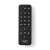 Nedis TV remote control with large buttons, preprogrammed for 2 devices, black