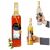 10x Karácsonyi Kristály 500ml prémium díszítésű vodka és tinktúra palack, több nézetben