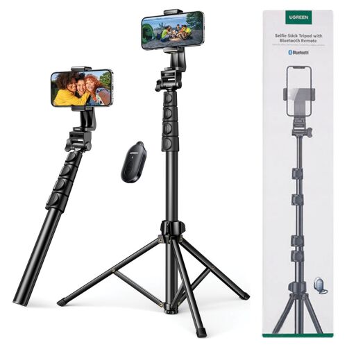 Szelfibot állvány Bluetooth távirányítóval UGREEN LP680 1,7 m 158443645 - Selfie bot