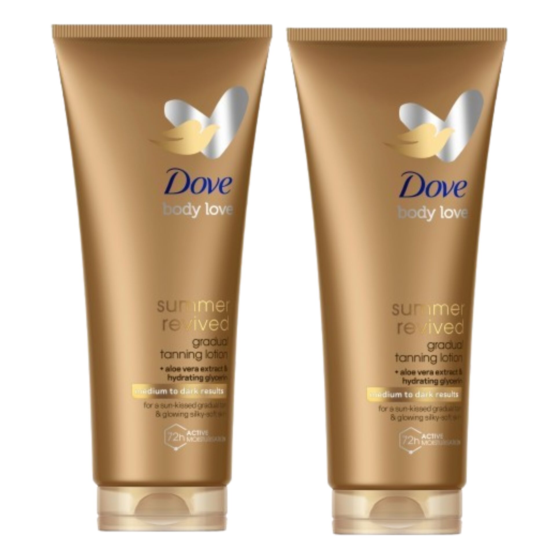 E-shop Dove Summer Revived Samoopaľovacie telové mlieko pre strednú - tm...