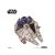 Kinyitott Ugears Millennium Falcon 3D puzzle, belső részletekkel, Star Wars modell