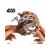Ugears Star Wars Droideka 3D fa puzzle gömb módban, kézben tartva
