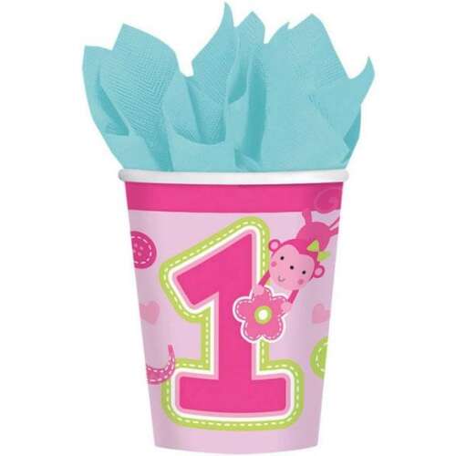 party čaša prvi rođendan papir 8 komada 266 ml 44351894