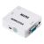 MINI HDMI-VGA átalakító, ferde nézet