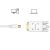 Arthon diagram a Mini DisplayPort - VGA adapter használatáról, számítógép csatlakoztatása VGA-hoz
