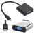 Arthon USB-C - VGA adapter, kollázs a csatlakozóról és az adapterről