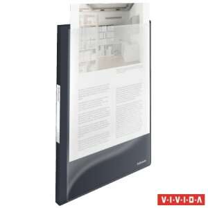 Esselte Vivida A4 Presentation Folder, Black, 40 Pockets - Presentation folder