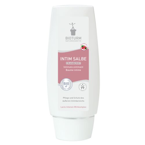 BIOTURM Intimápoló kenőcs bio tejsavóval és bio áfonyával 75 ml 158500493 - Gyógynövény krém