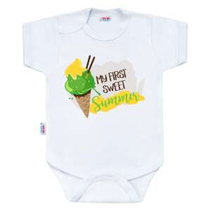 Body pentru bebeluși New Baby My First Sweet Summer cu imprimeu cu înghețată - Bebeluși și copii mici