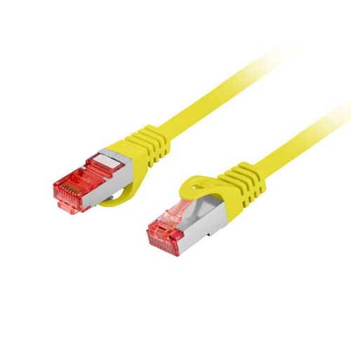 Lanberg S/FTP Cat6 sárga patch kábel RJ45 csatlakozókkal - Patch kábel