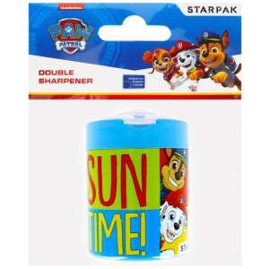 Dvojité strúhadlo na ceruzky Paw Patrol, modré s postavičkami Paw Patrol, dizajnom slnečného počasia - Kancelárske doplnky