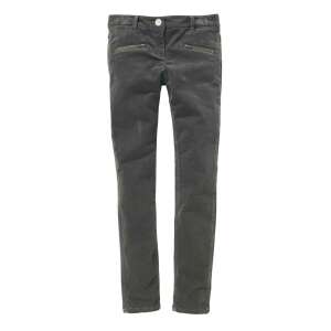 Pantaloni din catifea gri pentru fete, marimea 5-6 ani (116 cm) - Next