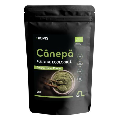 Niavis Bio kenderpor 250g, vegán, gluténmentes, környezetbarát étrendkiegészítő. - Liszt