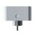 TESLA Smart Plug Dual SD300, bekapcsolás jelzővel, oldalnézet