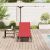 vidaXL barna polyrattan napozóágy párnával 158633828
