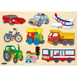 Puzzle cu forma vehiculului din lemn 44354840 - Puzzle pentru copii