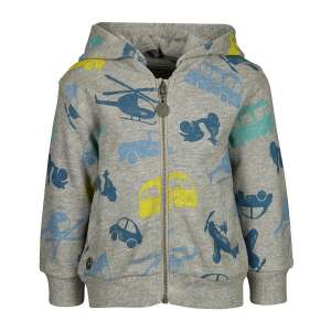 Grauer boboli Kapuzenpullover mit Auto- und Busdruck für Jungen, 9-12 Monate (80 cm) - Pullover für Kinder
