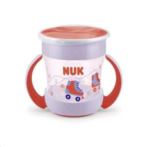 Bájos itató pohár Mini Magic NUK 360 fokos fedéllel piros 94922604 
